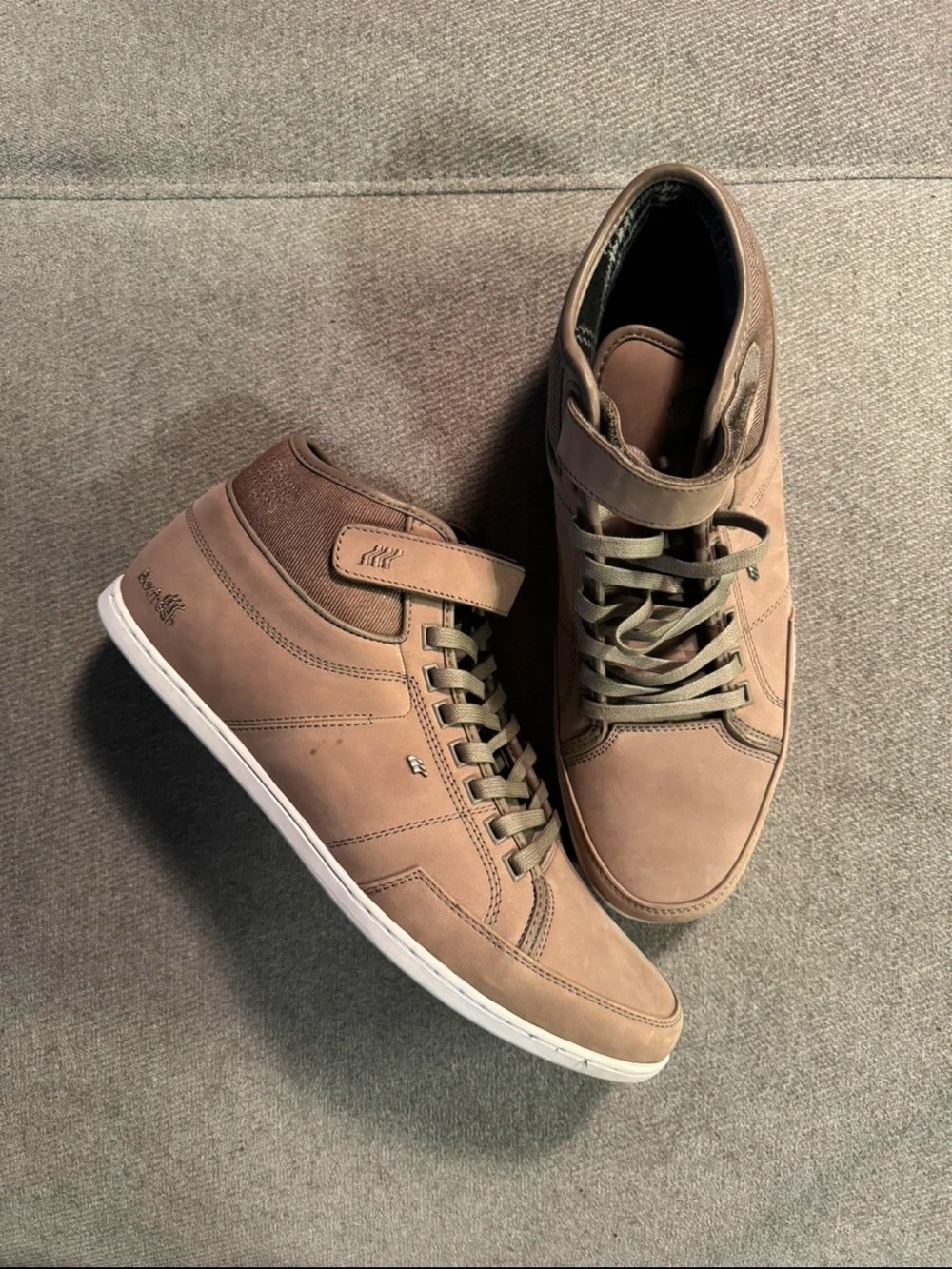 BOXFRESH Men's High-Top Casual Sneakers - Brown